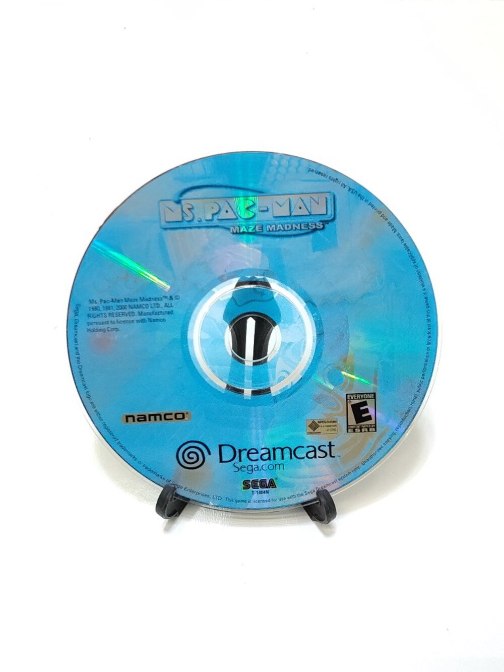 Sega Dreamcast Ms Pac-Man Maze Madness Retro 3D Puzzle Arcade Video Game Tested